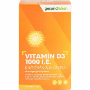 GESUND LEBEN Vitamin D3 1000 I.E. Tabletten 120 St.