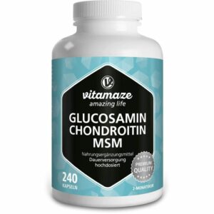 GLUCOSAMIN CHONDROITIN MSM Vitamin C Kapseln 240 St.