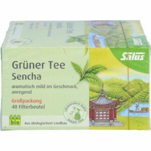 GRÜNER TEE Bio Salus Filterbeutel Großpackung 40 St.