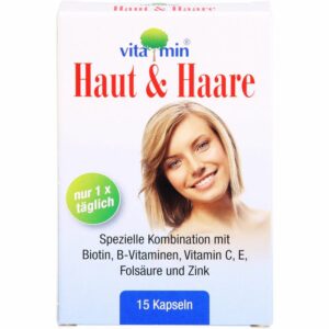 HAUT+HAARE VITAMIN Natur Pharma Kapseln 15 St.