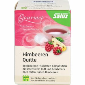 HIMBEEREN Quitte Gourmet Früchtetee Bio Salus Fbtl 15 St.
