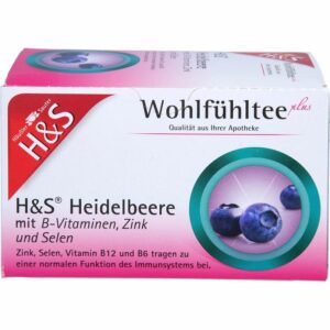 H&S Heidelbeere m.B-Vitaminen Zink und Selen Fbtl. 50 g