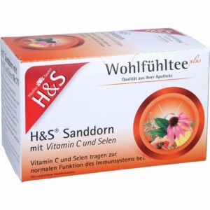 H&S Sanddorn m.Vitamin C und Selen Filterbeutel 50 g