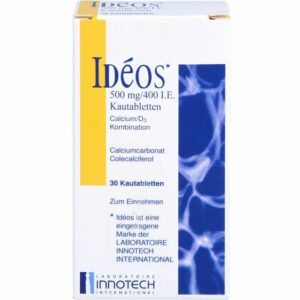 IDEOS 500 mg/400 I.E. Kautabletten 30 St.