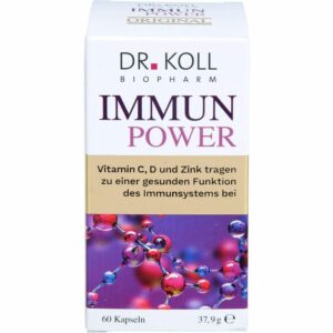 IMMUN POWER Dr.Koll Vitamin C+Vitamin D+Zink Kaps. 60 St.