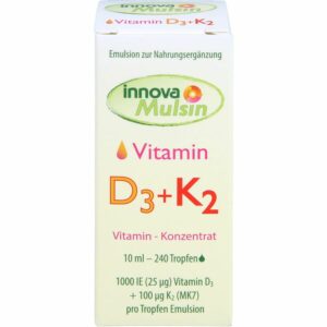 INNOVA Mulsin Vitamin D3+K2 Emulsion 10 ml
