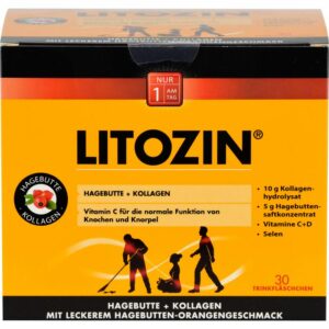 LITOZIN Hagebutte+Kollagen Trinkfläschchen 750 ml