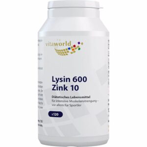 LYSIN 600 mg plus Zink 10 mg Kapseln 120 St.