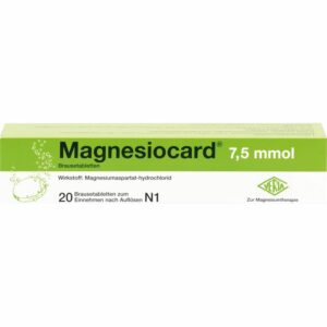 MAGNESIOCARD 7,5 mmol Brausetabletten 20 St.