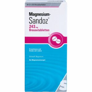 MAGNESIUM SANDOZ 243 mg Brausetabletten 40 St.