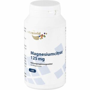 MAGNESIUMCITRAT 125 mg Kapseln 120 St.