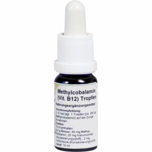 METHYLCOBALAMIN Vitamin B12 Tropfen 10 ml
