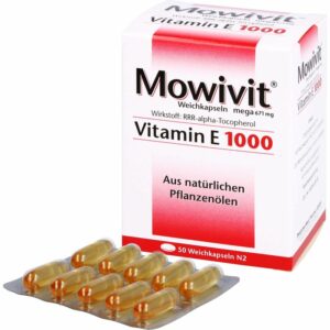 MOWIVIT Vitamin E 1000 Kapseln 50 St.