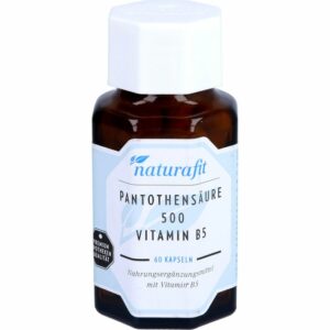 NATURAFIT Pantothensäure 500 Vitamin B5 Kapseln 60 St.