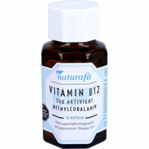 NATURAFIT Vitamin B12 500 μg aktiviert Kapseln 90 St.