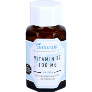 NATURAFIT Vitamin B2 100 mg Kapseln 90 St.