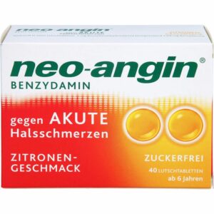 NEO-ANGIN Benzydamin akute Halsschmerzen Zitrone 40 St.