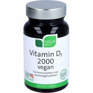 NICAPUR Vitamin D3 2000 vegan Kapseln 60 St.