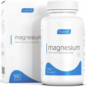 NUPURE magnesium mit Magnesiumcitrat Kapseln 180 St.