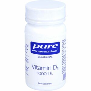 PURE ENCAPSULATIONS Vitamin D3 1000 I.E. Kapseln 60 St.