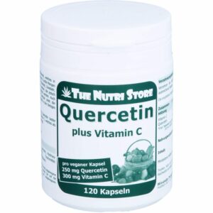QUERCETIN 250 mg plus Vitamin C 300 mg Kapseln 120 St.