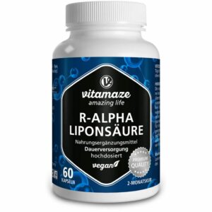R-ALPHA-LIPONSÄURE 200 mg hochdosiert vegan Kaps. 60 St.
