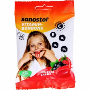SANOSTOL Vitamin-Bonbons Himbeer-Cassis 75 g