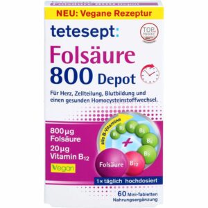 TETESEPT Folsäure 800 Depot Tabletten 60 St.