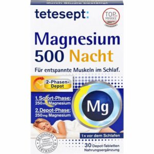 TETESEPT Magnesium 500 Nacht Tabletten 30 St.