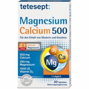 TETESEPT Magnesium+Calcium 500 Tabletten 30 St.