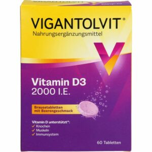 VIGANTOLVIT 2000 I.E. Vitamin D3 Brausetabletten 60 St.