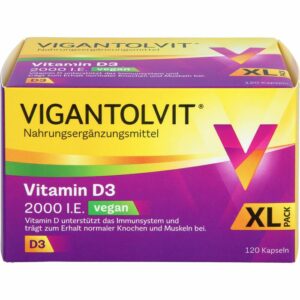 VIGANTOLVIT 2000 I.E. Vitamin D3 vegan Weichkaps. 120 St.