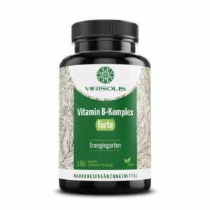 VIRISOLIS Vitamin B-Komplex FORTE 6-Mon.vegan Kps. 180 St.