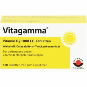 VITAGAMMA Vitamin D3 1.000 I.E. Tabletten 100 St.