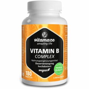 VITAMIN B COMPLEX hochdosiert vegan Tabletten 180 St.