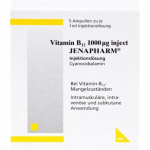 VITAMIN B12 1.000 μg Inject Jenapharm Ampullen 5 St.