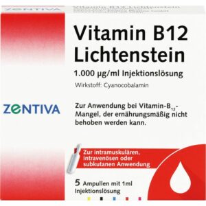 VITAMIN B12 1.000 μg Lichtenstein Ampullen 5 ml