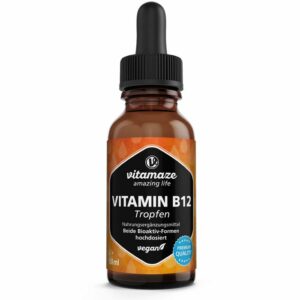 VITAMIN B12 100 μg hochdosiert vegan Tropfen 50 ml