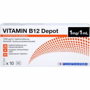 VITAMIN B12 DEPOT PANPHARMA 1000 μg/ml Inj.-Lsg. 10 ml