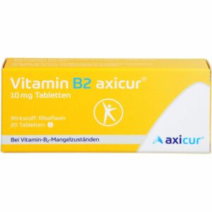 VITAMIN B2 AXICUR 10 mg Tabletten 20 St.
