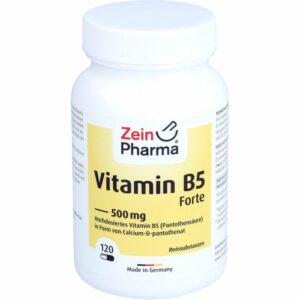 VITAMIN B5 PANTOTHENSÄURE 500 mg Kapseln 120 St.