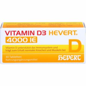 VITAMIN D3 HEVERT 4.000 I.E. Tabletten 30 St.