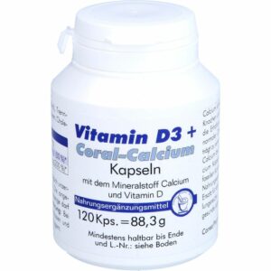 VITAMIN D3+CORAL Calcium Kapseln 120 St.