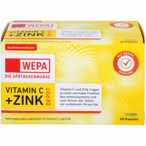 WEPA Vitamin C+Zink Kapseln 60 St.
