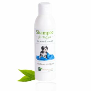 Welpenshampoo | Bio | sanfte Pflege für Hundewelpen ohne Chemie & Seife | gegen Juckreiz | hypoallergen | mit original weißer Lavaerde | 250 ml