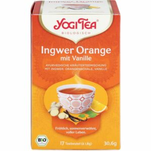 YOGI TEA Ingwer Orange mit Vanille Bio Filterbeut. 30,6 g