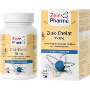 ZINK CHELAT 15 mg in magensaftresist.veg.Kaps. 120 St.