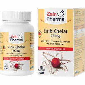 ZINK CHELAT 25 mg in magensaftresist.veg.Kaps. 120 St.