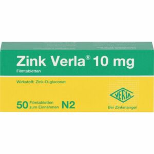 ZINK VERLA 10 mg Filmtabletten 50 St.