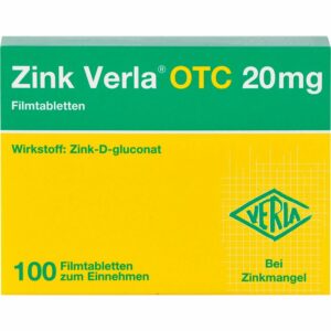 ZINK VERLA OTC 20 mg Filmtabletten 100 St.